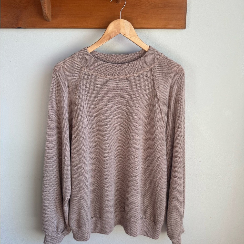 Lush Lightweight Knit Sweater in Taupe